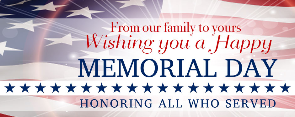 Happy Memorial Day-click for weekend events