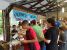 A picture of Kymer's guests lining up for ice cream