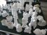A picture of a variety of white ceramic statues