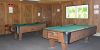 A picture of our pool tables, available anytime.